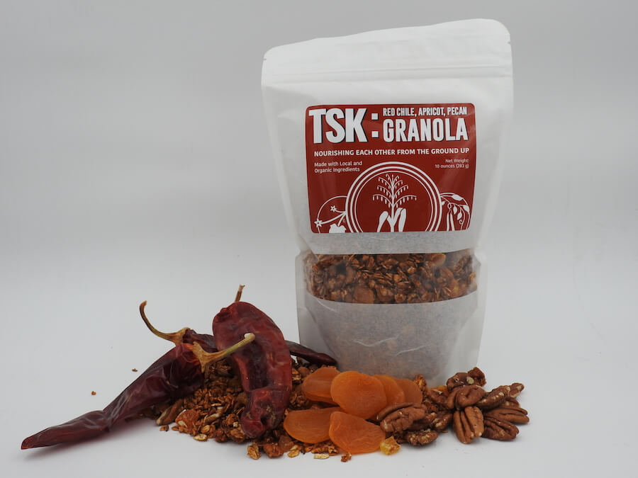 Red Chile, Apricot, Pecan Granola 10 oz Three Sisters Kitchen