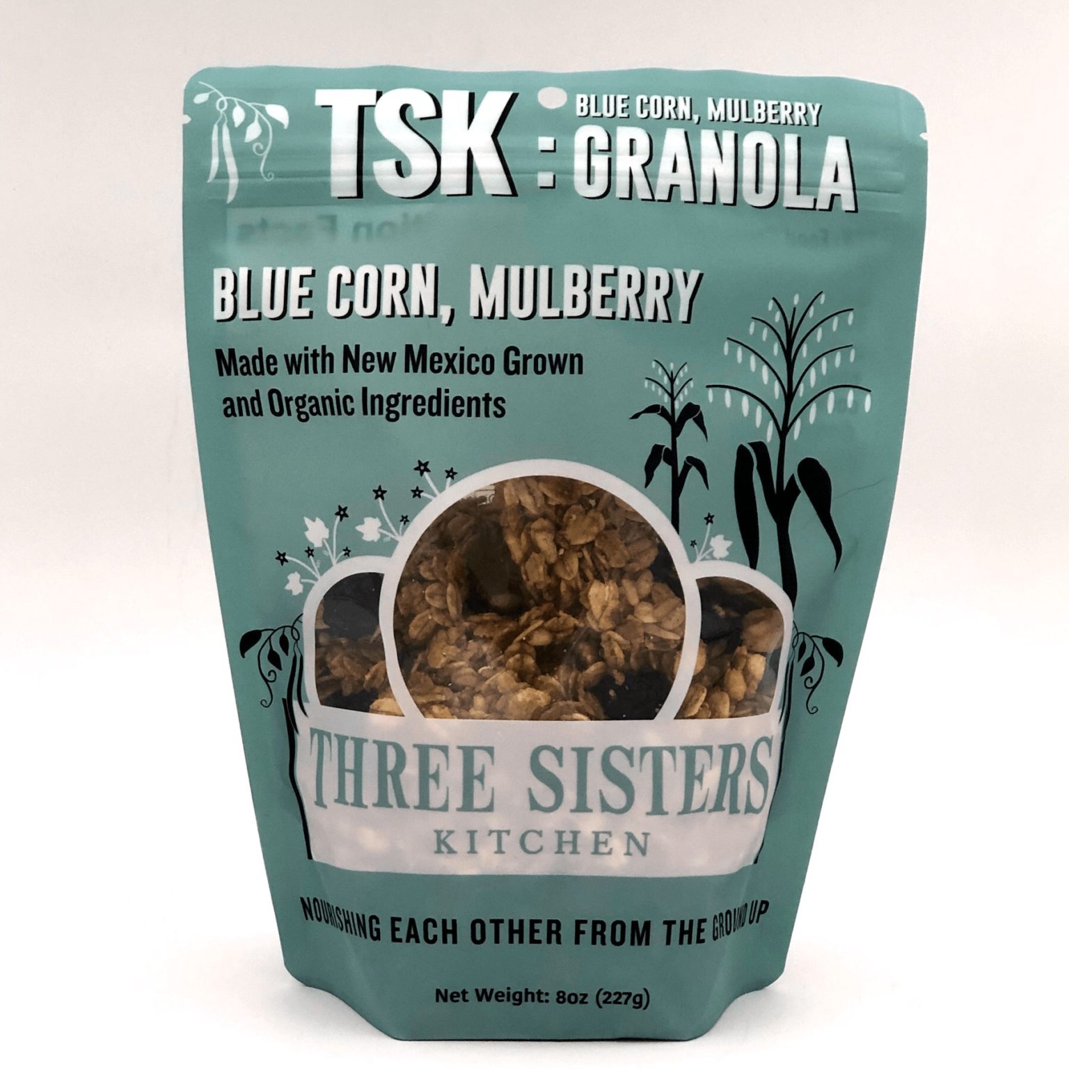 Blue Corn , Mulberry Granola 8 oz Three Sisters Kitchen