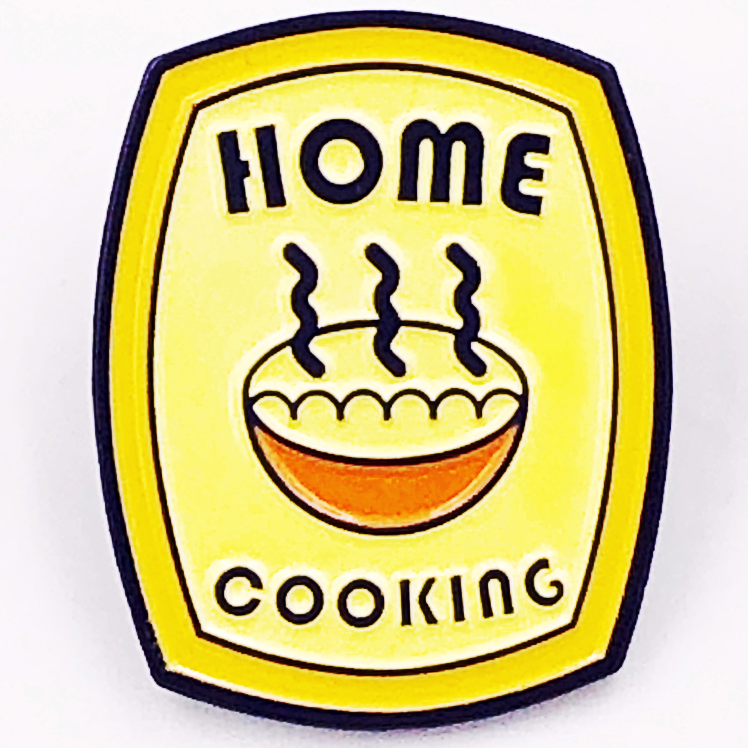 #OurNutritionalValues “Home Cooking” Enamel Pin